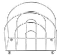 KICHOUSE Porte-serviettes en Acier Robuste, Support Vertical pour Serviettes en Papier, Design Rond Minimaliste, Grand Porte-serviettes Élégant pour Table, Maison, Restaurant et Bureau,