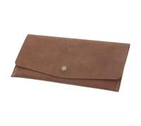 KICHOUSE Portefeuille Portefeuille de Cartes de Crédit en Cuir Artificiel Élégant Structure Bi-pliée et Fermeture à Pression, Multiple Emplacements pour Cartes, pour Occasions Spéciales