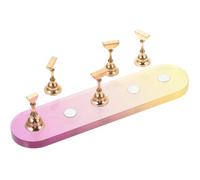 KICHOUSE Présentoir à Ongles en Acrylique Léger pour Artistes de Manucure, Support Pratique pour Ongles Artificiels, pour Salons et Écoles de Manucure