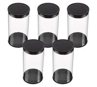 KICHOUSE Présentoir Transparent pour Balles de Golf Lot de 5 Étui Portable en Matériau Haute Transparence Compartiments Doubles pour 2 Balles Boîte de Transport Pratique pour