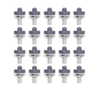 KICHOUSE Pulvérisateur D'irrigation Détachable 20pcs en Plastique Effet Atomisation pour Jardinage à Domicile et Production Agricole Facile à Installer