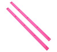 KICHOUSE Rails de Protection pour Skateboard en ABS Lot de 2 Pièces Rose Bandes et Anti-Rayures pour Longboard Kit de Protection Pare-Chocs Accessoires Solide pour Garçon et Filles et
