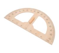 KICHOUSE Règle Bois pour Enseignement Géométrique avec Poignée Outil Pédagogique pour Enseignants Grand Rapporteur Multifonction pour Salle de Classe Mathématique