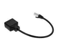 KICHOUSE Répartiteur Ethernet Mâle vers Double Femelle Adaptateur Prise Modulaire pour Multiple