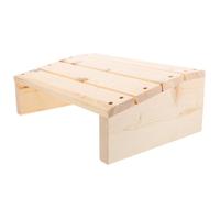 KICHOUSE Repose-Pieds et Soulage la Douleur Bureau en Bois Ergonomique Incliné pour Bureau, Support de Jambes Confortable Améliore la Santé Travail la Maison