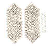 KICHOUSE Rouleaux de Mezouza Casher 20 Parchemins Imprimés pour Porte Juive Bénédiction Hébraïque Protection Traditionnelle du Foyer