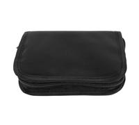 KICHOUSE Sacoche pour Diabétique en Polyester Noir, Étui Organisateur Multifonctionnel pour Petits Appareils, Rangement Pratique à Domicile Voyage