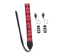 KICHOUSE Sangle De Cou Pour Appareil Photo Tissée En Polyester Effet Cuir, Bandoulière Réglable, Antidérapante, Usage Extérieur Et Voyage, Couleur Rouge