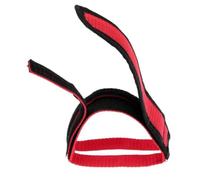 KICHOUSE Sangles de Pédales de Vélo Réglables et Confortables Antidérapantes en Nylon Rouge Compatibles avec Pédales à Cale-Pieds pour Vélo de Montagne et Fixed Gear