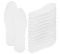 KICHOUSE Semelles Intérieures Absorbantes et Jetables en Pulpe Blanche Lot de 20 Paires pour Baskets et Chaussures de Course Activités Extérieures