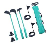 KICHOUSE Set de Jouets de Golf Plastique pour Garçon Fille Kit de Golf Extérieur et Intérieur Clubs et Balles pour Garçon Fille Jeu Éducatif de Coordination Manuelle et Sportive Cadeau pour