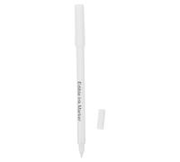 KICHOUSE Stylo Alimentaire pour Décoration de Gâteaux et Pâtisseries Pointe Large, Plastique Blanc, pour Peindre et Dessiner Aliments Lors Cuisson Plusieurs styles