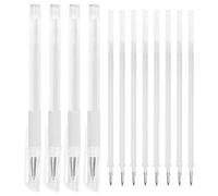 KICHOUSE Stylo Marqueur pour Sourcils Waterproof Blanc, Outil de Cartographie Cutanée pour Maquillage Semi-Permanent et Tatouage des Sourcils