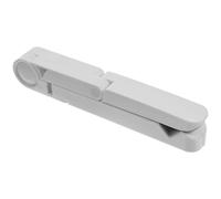 KICHOUSE Support à Disques Vinyles Pliable Blanc Réglable Multi-Positions Plastique Léger pour Rangement Bureau Présentoir Compact pour Vinyles 12 Pouces Organisateur Pratique pour