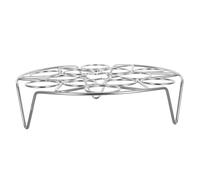 KICHOUSE Support à Œufs Vapeur en Acier Inoxydable 13 Trous Panier Vapeur Rond Multifonction Pieds Hauts Compatible Cuisson Œufs Brioches et Raviolis Accessoire la Cuisine Polyvalent