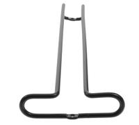 KICHOUSE Support à Verres à Vin Suspendu en Fer Noir Élégant Cuisine et Hôtel, Gain de Place Drainage D'eau, Étagère Compacte pour Rangement Pratique