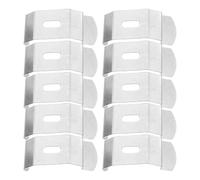 KICHOUSE Support de Fixation en Fer Argenté Montage et Application Polyvalente, Accessoire Moderne pour Rideau Lamelle Verticale pour Stores Verticaux