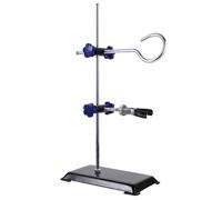 KICHOUSE Support de Laboratoire Pince et Plateforme Stable, Cadre Miniature 30 CM, Équipement Chimie Portable pour Usage en Laboratoire Style Aléatoire