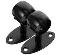 KICHOUSE Support de Rampe d'Escalier 2 Pièces Acier Inoxydable Fixation Murale Stable pour Main Courante Usage Intérieur et Extérieur