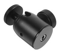 KICHOUSE Support de Tête de Caméra Rotatif et Facile à Utiliser en Alliage D'aluminium Léger Fixation pour Trépied Compatible Caméra et Téléphone pour Photographie et Vidéographie