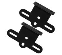 KICHOUSE Supports de Fixation pour Réflecteur Arrière de Vélo en Alliage D'aluminium, 2 Pièces Pince Stable, Montage sans Outil, Compatible Porte-Bagages Arrière, Sécurité et Visibilité