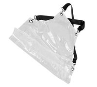 KICHOUSE Tablier Transparent de Coiffeur en Tpu Réglable Sangle Résistante à L'Eau L'Huile, Tablier de Travail Unisexe pour Salons de Coiffure et Restauration