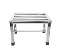 KICHOUSE Tabouret de Compact Acier Inoxydable Étanche Siège Polyvalent pour Salle de Bain Marchepied Léger pour Rasage et Entraînement Toilette Usage Intérieur et Extérieur