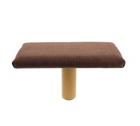 KICHOUSE Tabouret d'Équilibre en Bois Médium avec Coussin Marron Banc Portable Ergonomique pour Contemplation Posture à Genoux et Exercices de Yoga Siège Stable et Confortable pour Plus