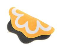 KICHOUSE Tapis de Fleur Jaune en Polyester Doux et Résistant pour Chambre et Salon, Tapis de Sol Confortable et Décoratif Chevet du Lit