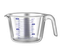 KICHOUSE Tasse à Mesurer en Verre Gradué 500ml Résistante la Chaleur, Accessoire de Cuisson Facile à Utiliser, pour Mesurer Liquides et Huiles Cuisine