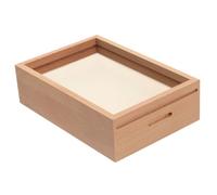 KICHOUSE Tirelire Cadre Photo Bois Coffre Cash Multifonctionnel pour Adultes Boîte à Pourboires et Cagnotte avec Fenêtre Transparente Décoration Maison et Bureau