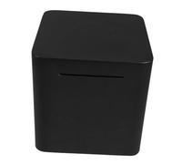 KICHOUSE Tirelire Métallique Incassable sans Ouverture Boîte à Économies Sécurisée pour Adultes et Design Moderne Mat Noir pour Maison et Bureau