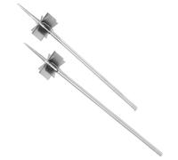 KICHOUSE Trancheuse à Oignons en Acier Inoxydable 2 Pcs, Coupe Rapide Légumes et Échalotes, Ustensile Cuisine à Domicile Restaurant