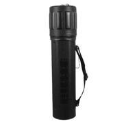 KICHOUSE Tube Isolant Noir pour Électrodes de Soudage avec Couvercle Verrouillable, Poignée Portable et Base Antidérapante pour Atelier et Échafaudage