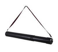 KICHOUSE Tube Porte-Flèches Portable Rétractable 50-88 CM en Plastique Noir, Étui Télescopique à Flèches pour Pratique de Tir à l'arc en Plein Air