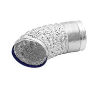 KICHOUSE Tuyau Flexible Aluminium Haute Température Gaine Ventilation Renforcée pour Hvac Extracteur et Sèche Linge Conduit Dévacuation Durable et Ignifuge