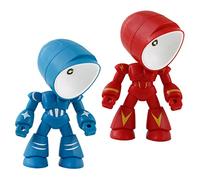 KICHOUSE Veilleuse Robot LED Lampe de Bureau Tactile Ajustable 2Pcs Design pour Garçon et Lampe de Chevet Douce pour Chambre d'Garçon et