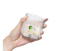 KICHOUSE Verre à Eau 300Ml Forme Canard 3D en Verre Épais pour Maison et Restaurants, Polyvalent pour Jus, Thé et Café