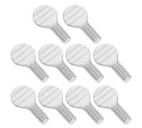 KICHOUSE Vis Inox pour Brochettes Barbecue, Lot de 10 Vis à Griller Réutilisables, Accessoires en Acier Inoxydable Légers et Compacts pour Four Électrique et Friteuse à Air Chaud