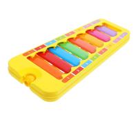 KICHOUSE Xylophone à Percussion 8 Notes en Métal Coloré Baguettes, Instrument de Musique Éducatif pour Garçon et Filles, Musical D’éveil Adapté à L’Apprentissage et Couleur Aléatoire
