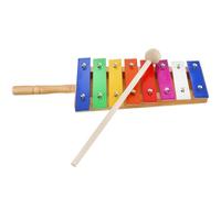 KICHOUSE Xylophone Percussion Bois avec Notes Colorées et Poignée Musical pour Garçon Fille Développement Coordination et Reconnaissance des Couleurs pour Jeux Intérieur et Extérieur