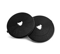 KICHPOWER Filtre à charbon actif de rechange pour hotte aspirante, lot de 2, pour hotte télescopique de 60 cm #BX2-5G-J2F26L et hotte encastrable de 52 cm #BX2-5G-D9G5X02