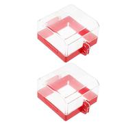 Kichvoe 1 ensemble de couvercles de protection pour prise de - Protection verrouillable pour interrupteur à bouton-poussoir pour prise murale - Boîtier de électrique étanche pour cuisine, école,