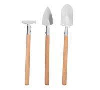 Kichvoe 1 Mini Kit d'Outils de Jardinage - Petit kit d'outils de Jardinage Comprenant Une truelle, Un râteau et Une Pelle pour Le en Pot, Les Enfants et l'entretien des bonsaïs