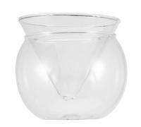Kichvoe 1 Pc Verre à Cocktail Boule Verres à Boire En Verre Mini Bols à Bagatelle Verres à Whisky Coupes De Crème Glacée Boissons Matériau à Haute Teneur En Borosilicate Bol De Cristal