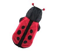 Kichvoe 1 Pièce Costume pour Animaux avec Design de Coccinelle Vêtement pour Chien et Chat pour Fête Halloween ou Événements Spéciaux S