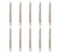 Kichvoe 10 Parchemins de Bénédiction Juive Authentiques pour Porte, Décor Beige en Papier Corde, Compact Décoration Intérieure de Maison