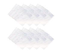Kichvoe 100 Sachets Refermables Argentés en Film Complexe, Résistants à l'eau Salissures Grasses, pour Organiser Bijoux et Boutons Lors de Voyages
