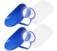 Kichvoe 1000ml Ensembles 2 en Urinoir Plastique Voyage | Bleu, Étanche et Facile à Vider, Adapté aux Garçon et Filles Personnes Âgées en Déplacement