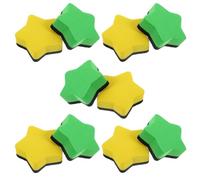 Kichvoe 10pièces Effaceurs à Sec pour Tableau Blanc Magnétiques Eva Gomme Blanche Portable et Pratique pour Bureau École et Maison Nettoyage sans Résidus
